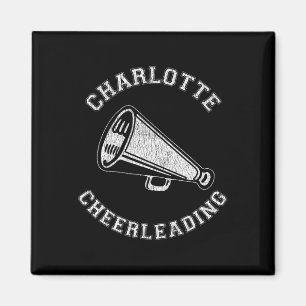 Imán Animadora Charlotte Cheer Distressed Retro Años 90