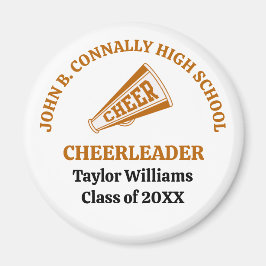 Imán Animadora de Orange High School Personalizada
