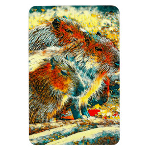 Imán AnimalArt_Capybara_005