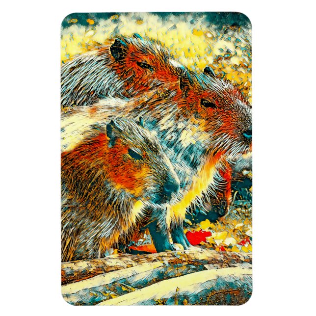 Imán AnimalArt_Capybara_005 (Vertical)