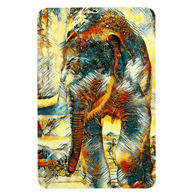 Imán AnimalArt_Elephant_012 (Vertical)
