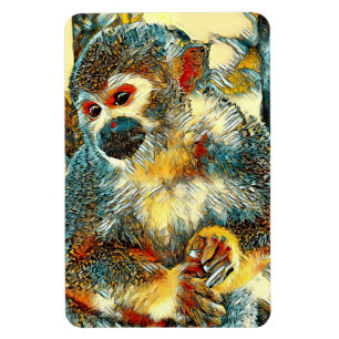 Imán AnimalArt_Monkey_003