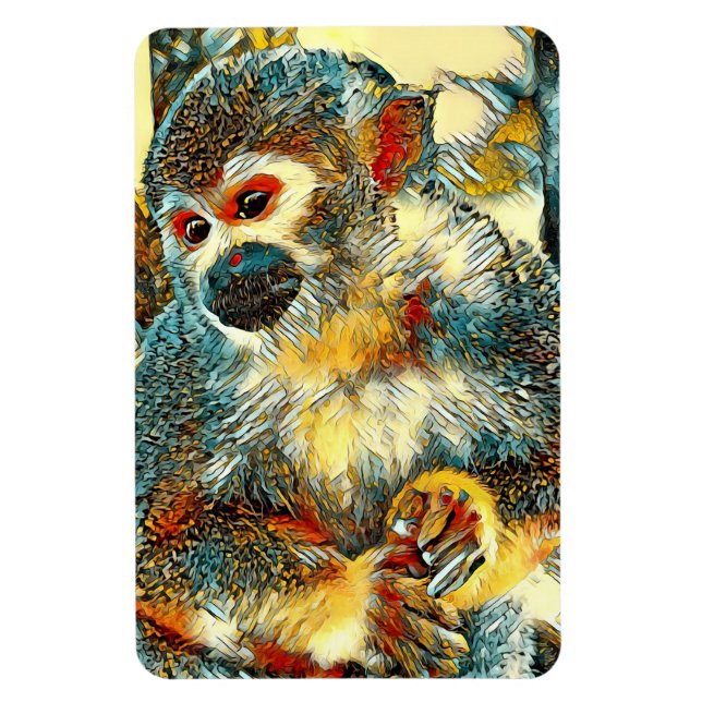 Imán AnimalArt_Monkey_003 (Vertical)