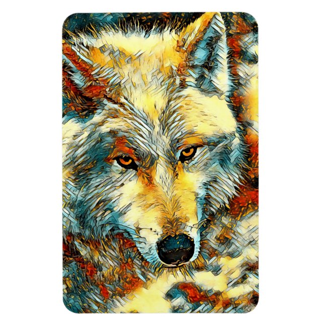 Imán AnimalArt_Wolf_003 (Vertical)
