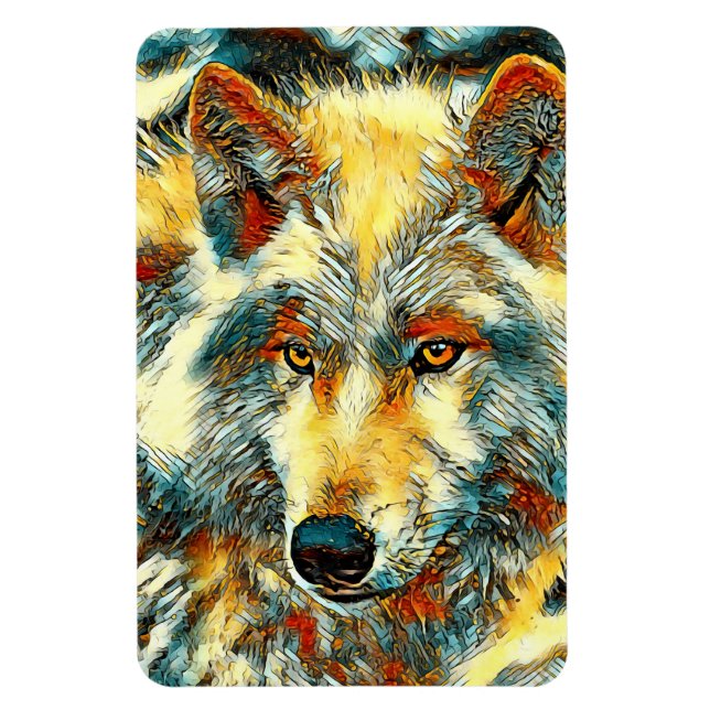 Imán AnimalArt_Wolf_004 (Vertical)