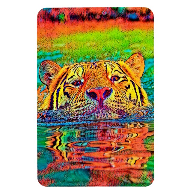 Imán AnimalColor_Tiger_001 (Vertical)