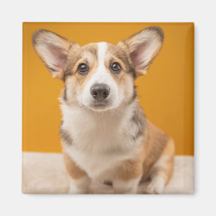 Imán Animales de bebé más afectados Retrato de Corgi