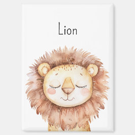 Imán Animales de León Adorables