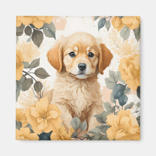 Imán Animales para bebés Cachorro de Golden Retriever