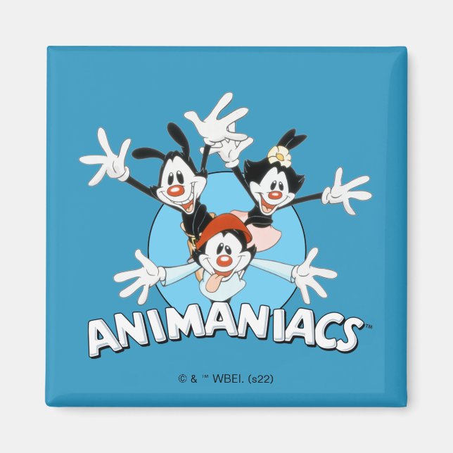 Imán Animaniacs | Warner Siblings Arms Wide Graphic (Frente)