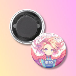 Imán Anime Chica