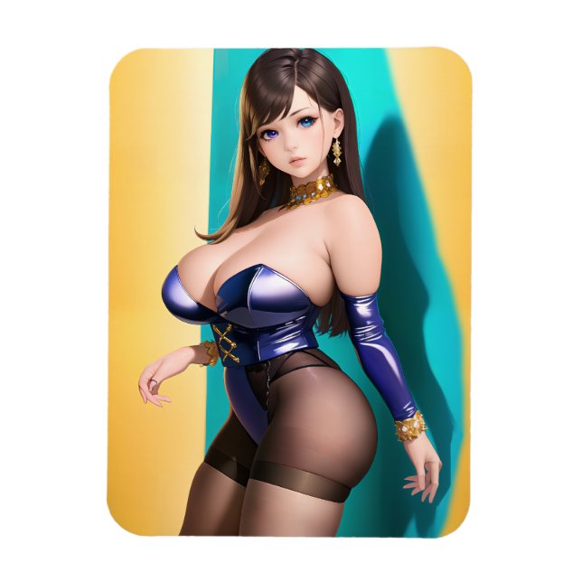 Imán Anime Chica 046 (Vertical)