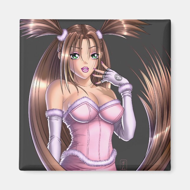 Imán Anime Chica - Nikki (Frente)