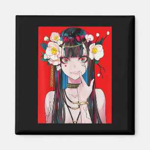 Imán Anime Chica Waifu Estética Japonesa Kawaii Otaku