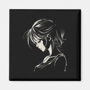 Imán Anime de arte gráfico de Manga animada