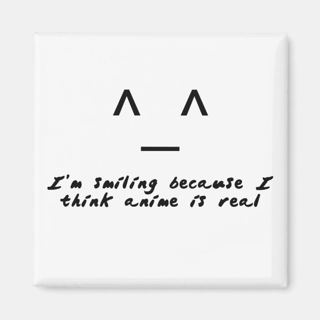 Imán Anime Es Real (Frente)