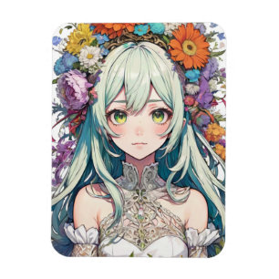 Imán Animé floral