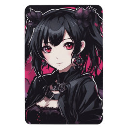 Imán Anime Gótico Chica Fantasy Art