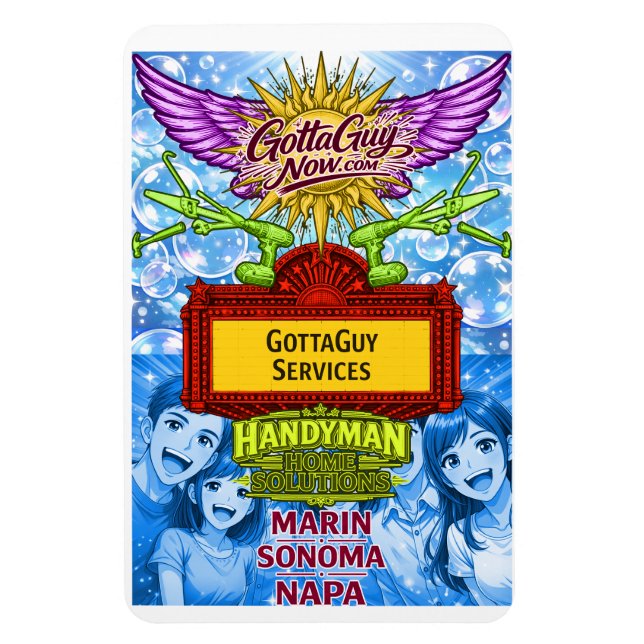 Imán Anime GottaGuy Handyman Home Solutions  (Vertical)