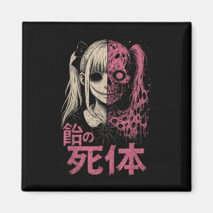 Imán Anime Horror Manga Creepy Cute Japonés Rosa Altern