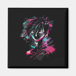 Imán Anime Manga Motif Abstract Ilustracion Anime