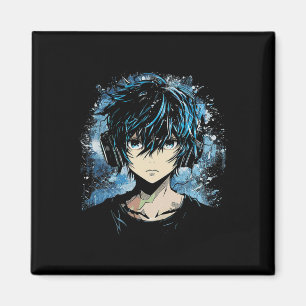 Imán Anime Manga Motif Auriculares Anime