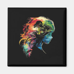 Imán Anime Manga Motif Ilustracion colorido