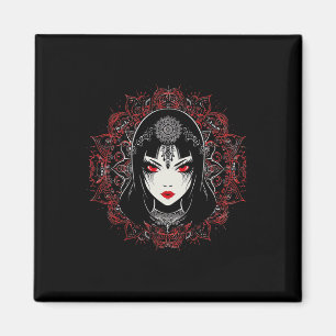 Imán Anime Manga Motif Mandala Ilustracion Anime 1