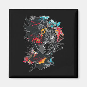 Imán Anime Manga Motif Tattoo Art Anime