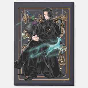 Imán Anime Profesor Severus Snape sentado