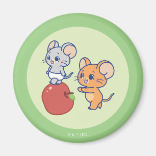 Imán Anime Tuffy y Jerry Apple Rolling