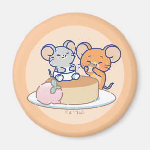 Imán Anime Tuffy y Jerry Cheesecake