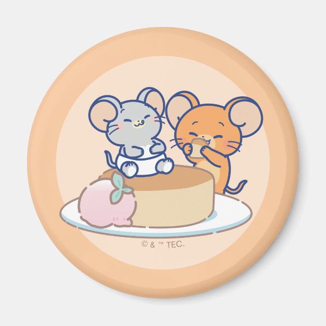Imán Anime Tuffy y Jerry Cheesecake (Frente)