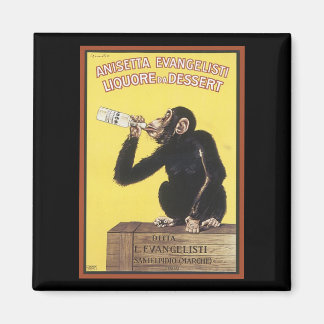 Imán Anisetta Evangelisti Vintage Liquor Ad Magnet