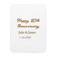 Aniversario 20 feliz dorado marrón nombre datsimpl