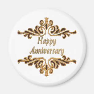 Imán aniversario 2t