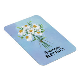 Imán Aniversario boda Bendiciones Bouquet de Daisies