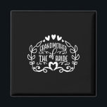 Imán Aniversario De La Abuela Del Boda De Los Tees De N<br><div class="desc">Aniversario De La Abuela Del Boda De Los Tees De Novia</div>