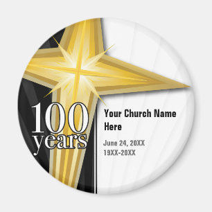 Imán Aniversario de la Iglesia de 100 años
