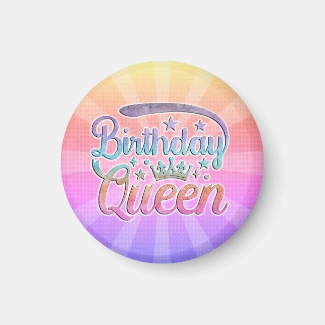 Imán Aniversario de la Reina Magnet (Frente)