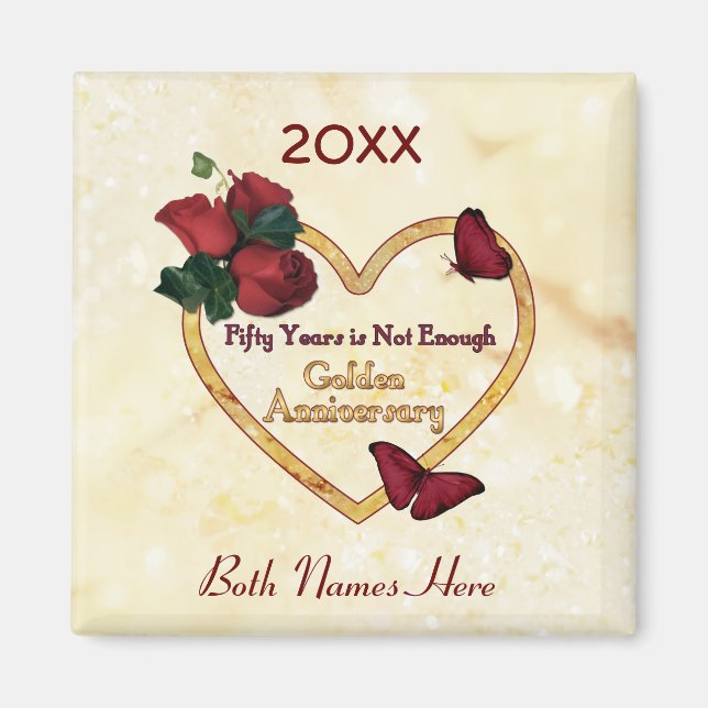 Imán Aniversario de Oro 50 (Frente)