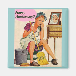 Imán Aniversario de Retro Housewife