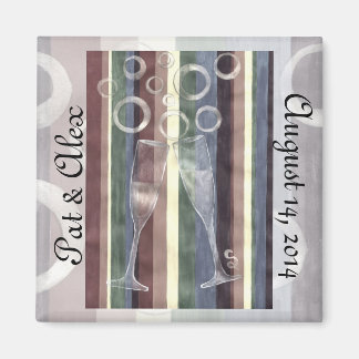 Imán Aniversario del Arcoiris personalizado