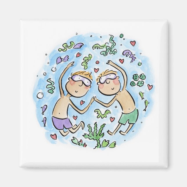 Imán Aniversario del Coral (Frente)