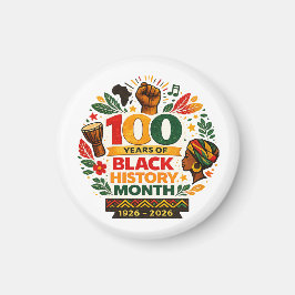 Imán Aniversario del Mes de la Historia Negra