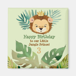Imán Aniversario del nacimiento del león de la pequeña 