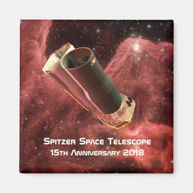Imán Aniversario del telescopio espacial Spitzer (Frente)