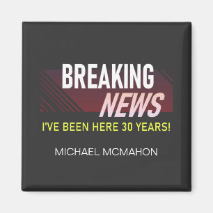 Imán Aniversario del trabajo de 30 años 30 Empleado Ac