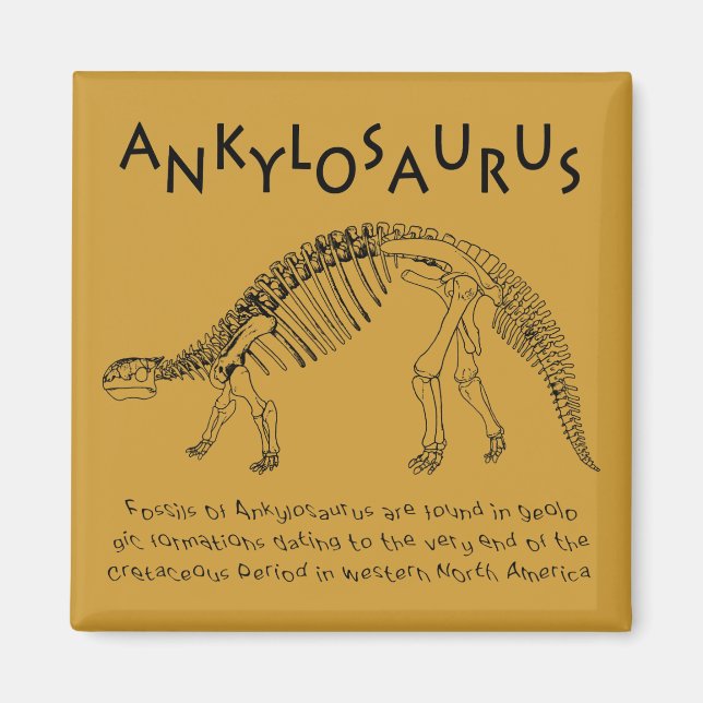 Imán Ankylosaurus Magnet (Frente)