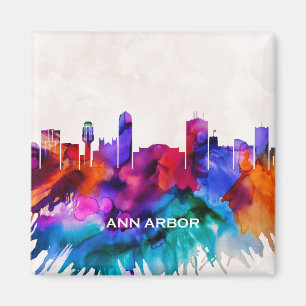 Imán Ann Arbor Skyline